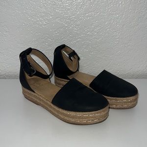 COPY - Naturalizer Black Platform Espadrilles